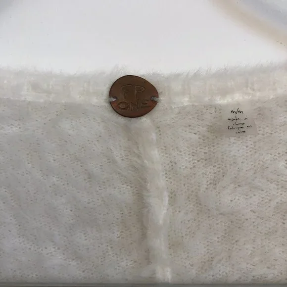 Free People Allegra fuzzy sweater cardigan - Picture 2 of 3
